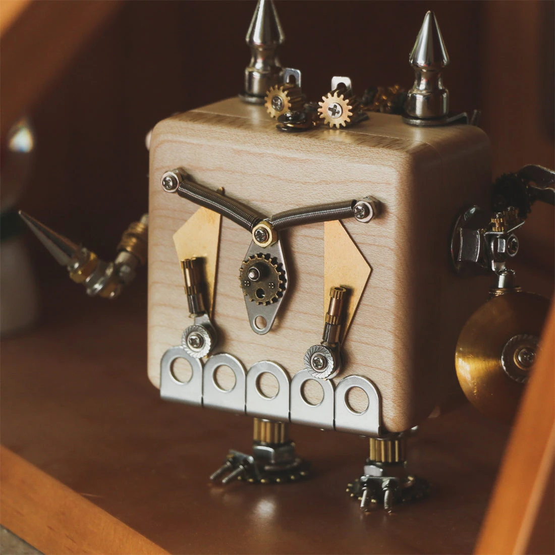 150PCS 3D Metal Kit Roman Soldier With Sword & Shield DIY KIT Music Box - Image 6