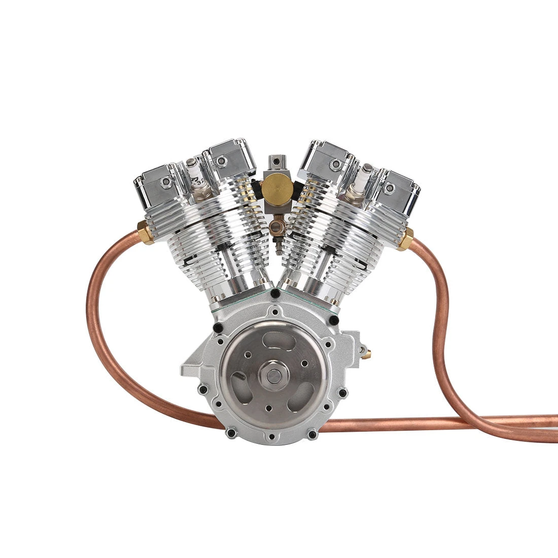 CISON FG-VT157 15.7cc Mini OHV V-twin V2 Shovelhead Engine 4-Stroke Air-cooled Gasoline Engine Motorcycle RC Engine Model - Image 8