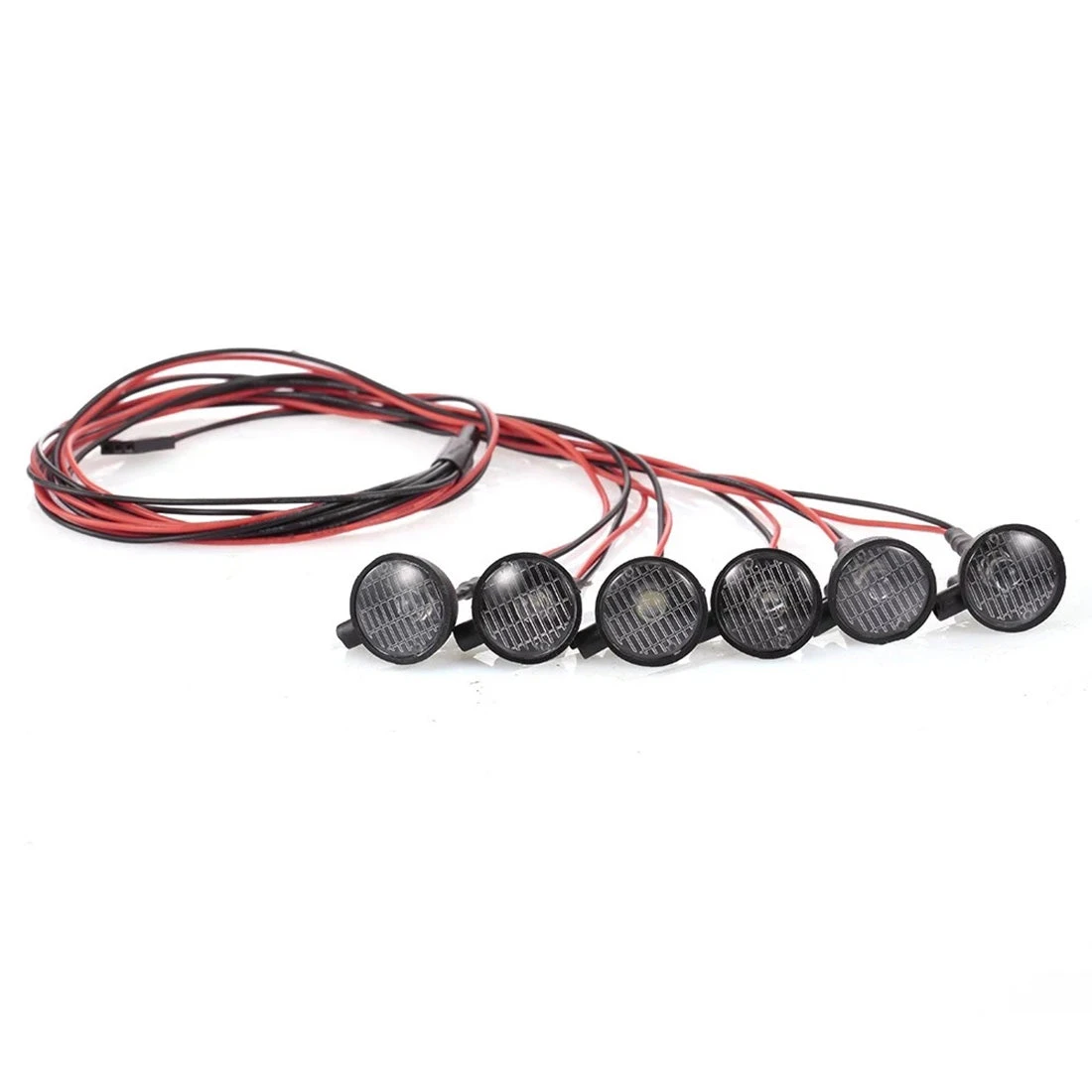 6Pcs RC Car LED Light With Lampshade Decorate For HSP Traxxas Redcat Rc4wd D90 Tamiya Axial Scx10 Hpi RC Car - Image 2