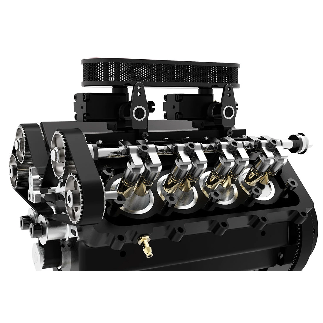 TOYAN V8 Engine FS-V800 28cc Nitro Engine - Build Your Own V8 Engine - V8 Engine Model Kit That Works - Image 19