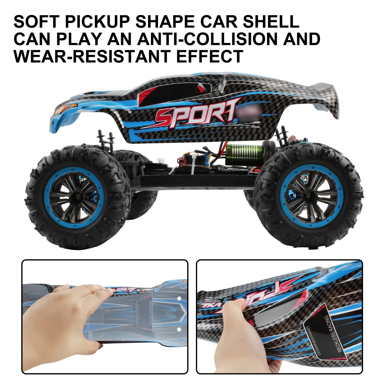 1:10 RC Car 2.4G 4WD Brushless 80KM/H High-speed Electric Off-road Racing Toy - Image 10
