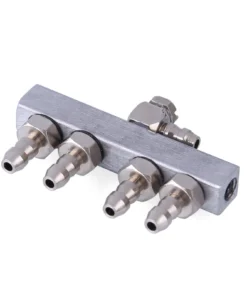 Custom 4-Way All-metal Oil Distributor Fuel By-pass Regulator For TOYAN FS-L400 14cc Inline 4 Cylinder Four-stroke Water-cooled Nitro Engine Model