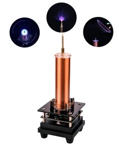 Music Tesla Coil Plasma Loudspeaker With 100-200V Adapter