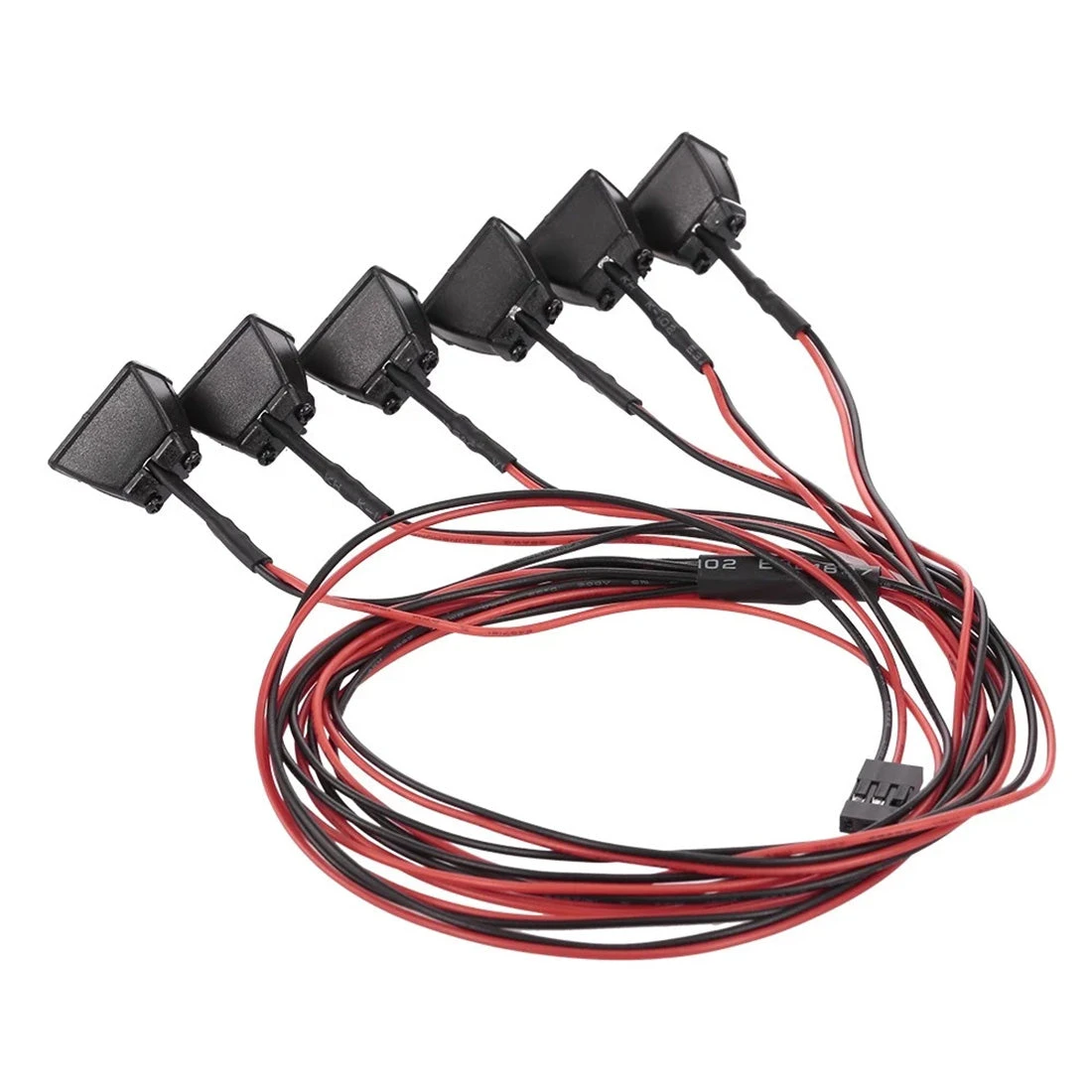 6Pcs RC Car LED Light With Lampshade Decorate For HSP Traxxas Redcat Rc4wd D90 Tamiya Axial Scx10 Hpi RC Car - Image 6