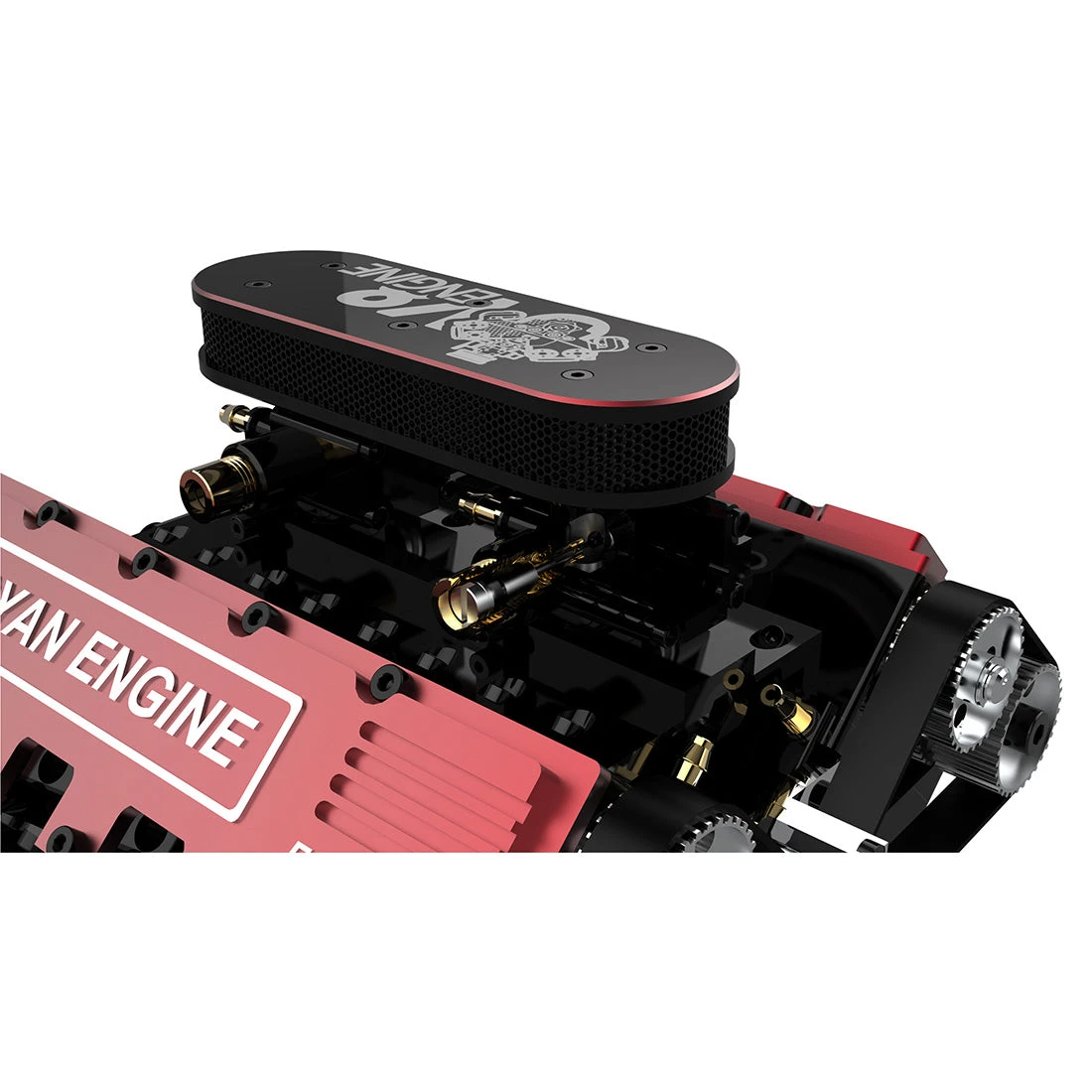 TOYAN V8 Engine FS-V800 28cc Nitro Engine - Build Your Own V8 Engine - V8 Engine Model Kit That Works - Image 17