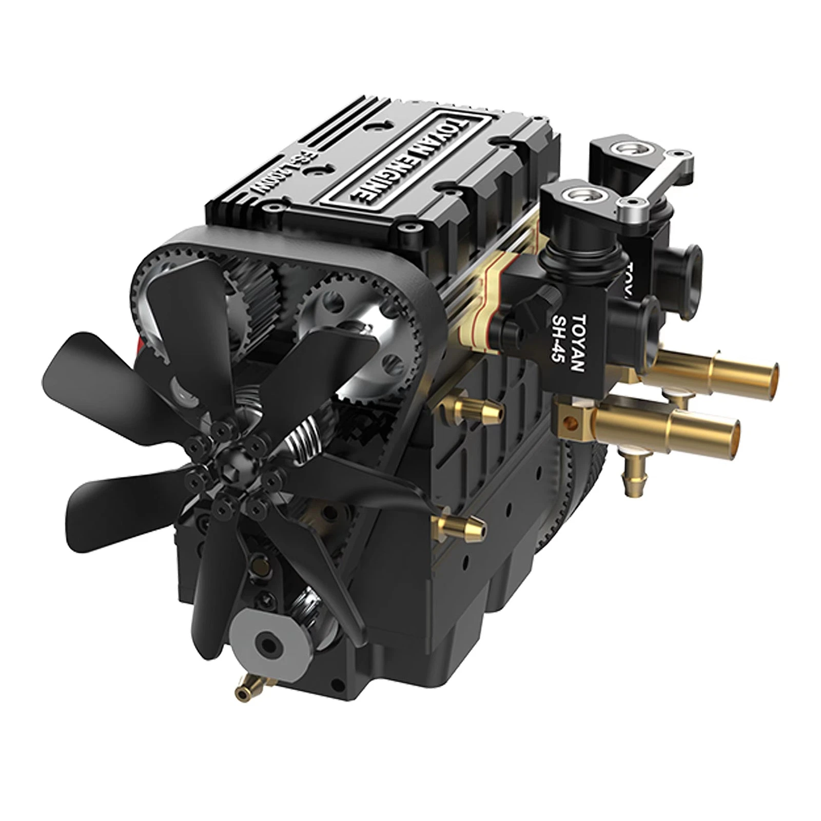 TOYAN FS-L200 Engine 2 Cylinders 4 Stroke Engine Model Kit - Build Your Own Engine That Works - Image 8