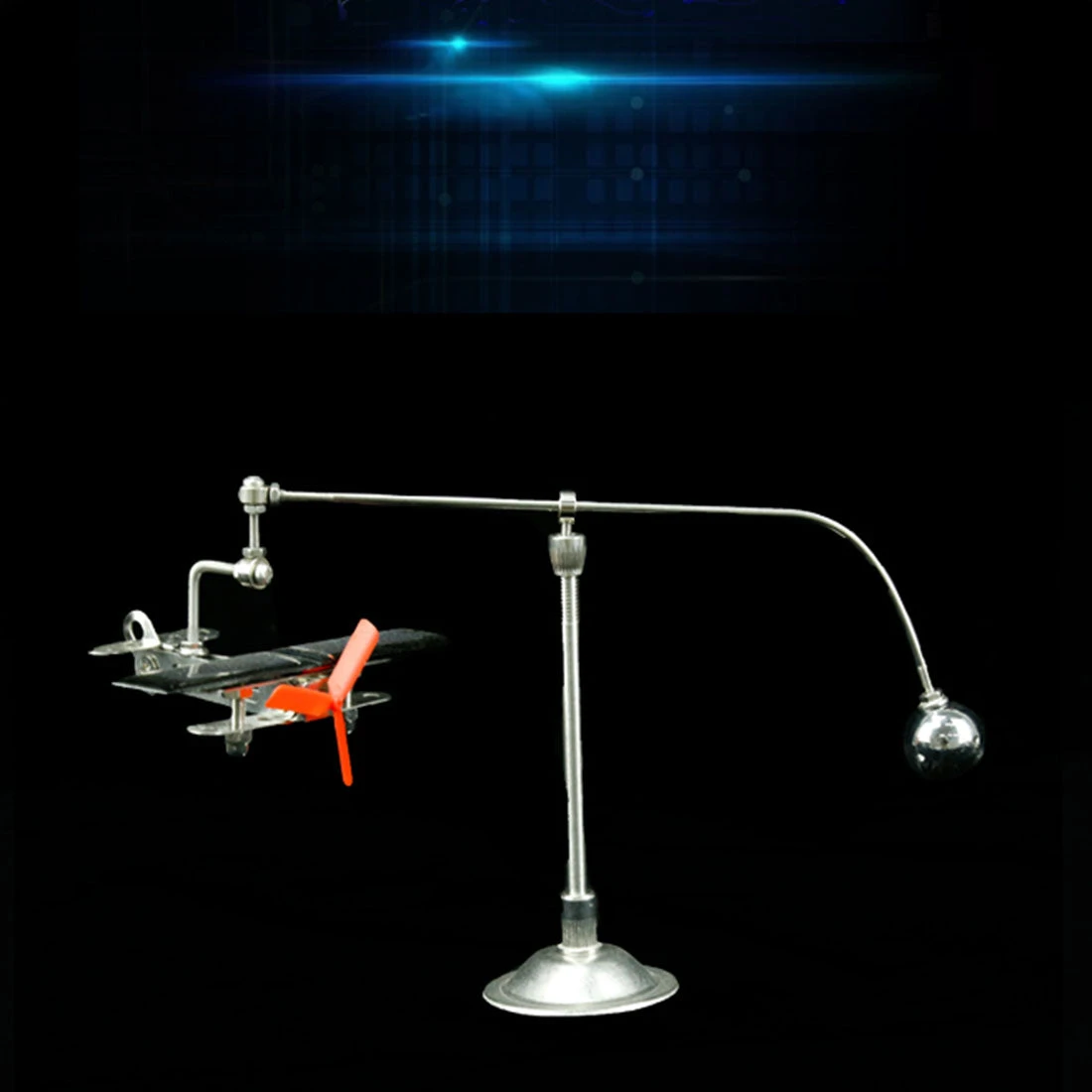 Stark Vehicle-mounted Solar Aircraft Shape Motor Solar Toy - Image 7