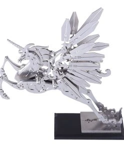 3D Metal Model Kit Mechanical Unicorn DIY Games Assembly Puzzle Jigsaw Creative Gift - 152Pcs