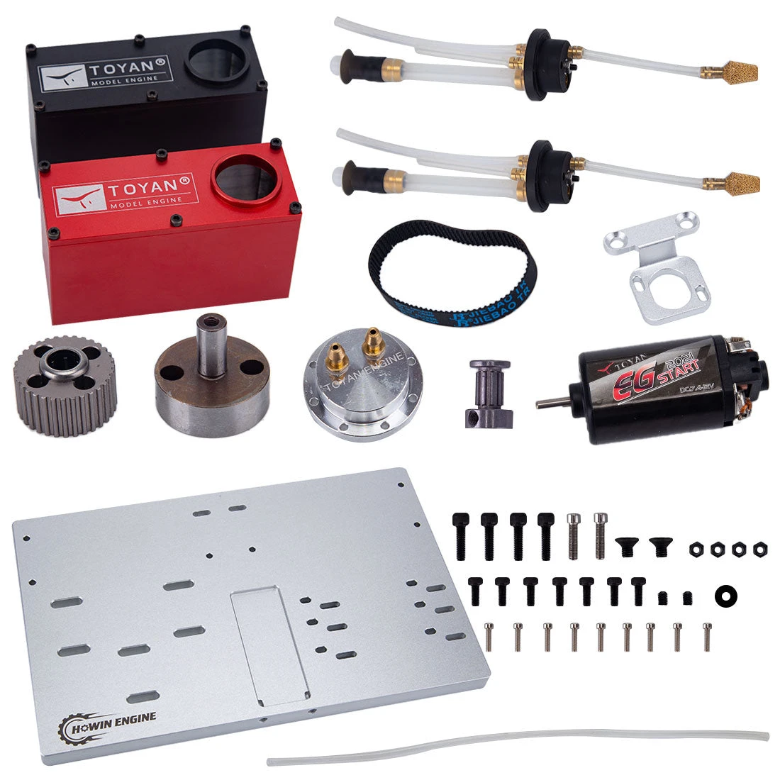 TOYAN RS-L200 Twin Rotor Wankel Rotary Engine Starter Kit With Base ESC Voltage Regulator Module And 2 Glow Plugs - Image 3