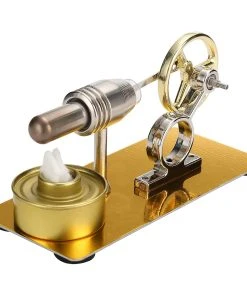 Hot-air Stirling Engine Simple Metal Motor External Combustion Model Toy