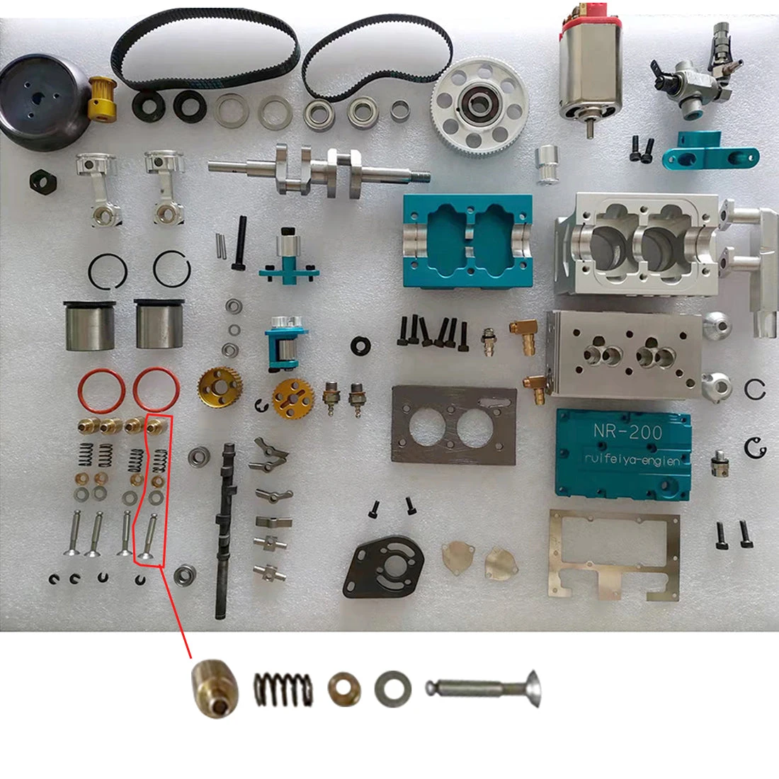 Valve Kit For NR-200 Engine - Image 2