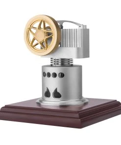 ENJOMOR Metal Vertical High Temperature Stirling Engine Model Science Experiment Educational Toys