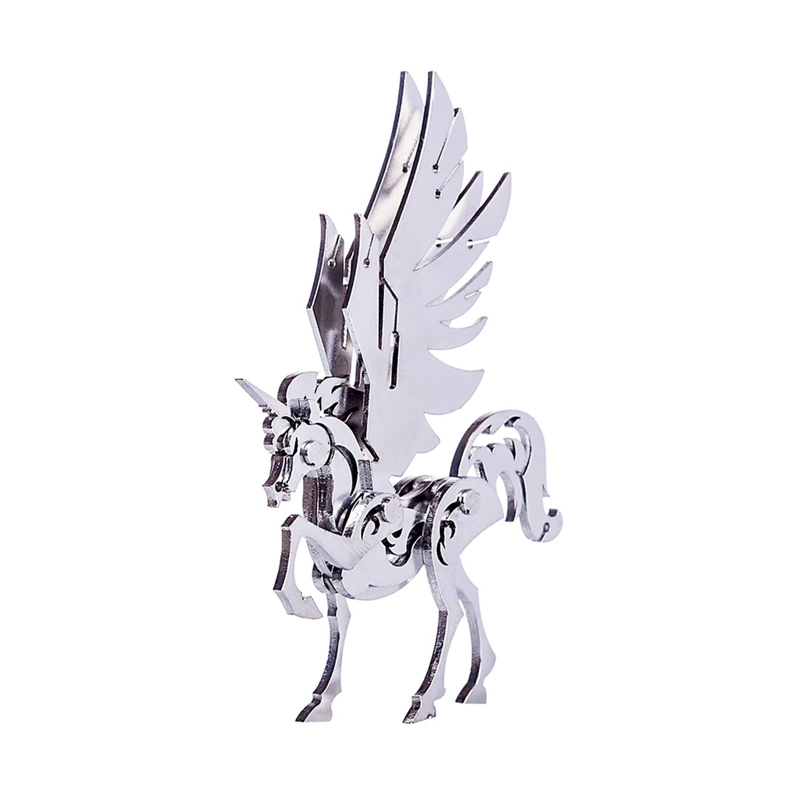3D Puzzle Model Kit Mechanical Golden Unicorn & Silver Unicorn Metal Games DIY Assembly Jigsaw Crafts Creative Gift - Image 6