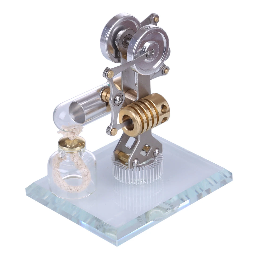 Miniature Stirling Engine Model Balance Stirling Engine Kit Science Toy Enginediy - Image 4