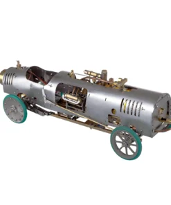 1/10 RC Rear-drive Steam Vehicle Model Mini V4 Steam Engine With Gearbox And Boiler