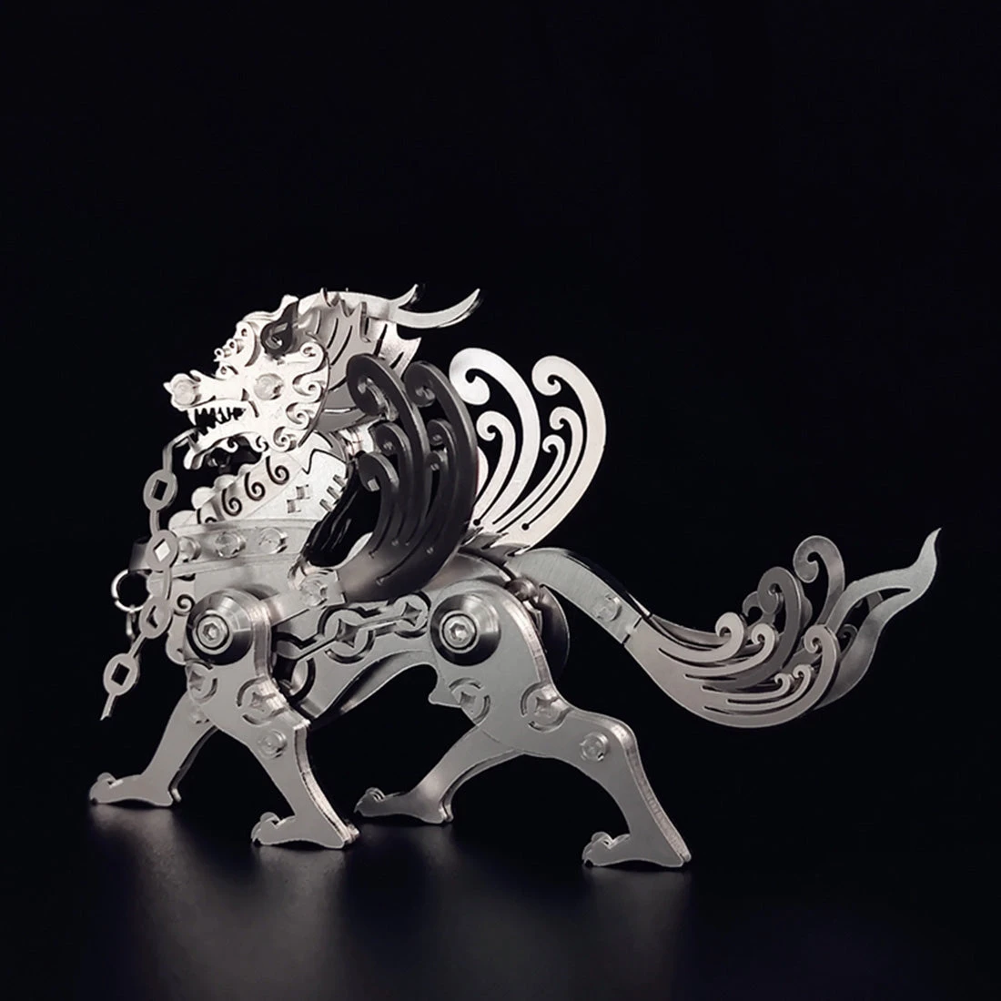 3D Metal Puzzle Mechanical Pixiu Model DIY Assembly - Image 14