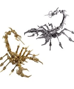 500Pcs+ DIY Stainless Steel 3D Assembly Model Ornament King Scorpion Kit