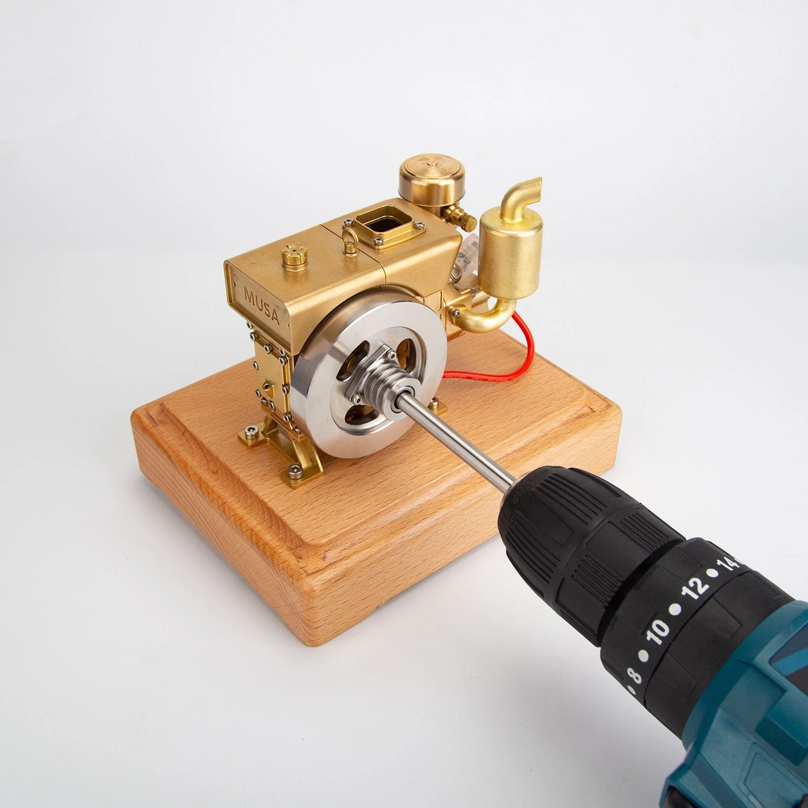 RETROL MUSA 1/8 2.2cc Mini Evaporative Water-cooled Single-cylinder Four-stroke Gasoline Engine Internal Combustion Engine Model - Speed Up To 12000rpm - Image 18