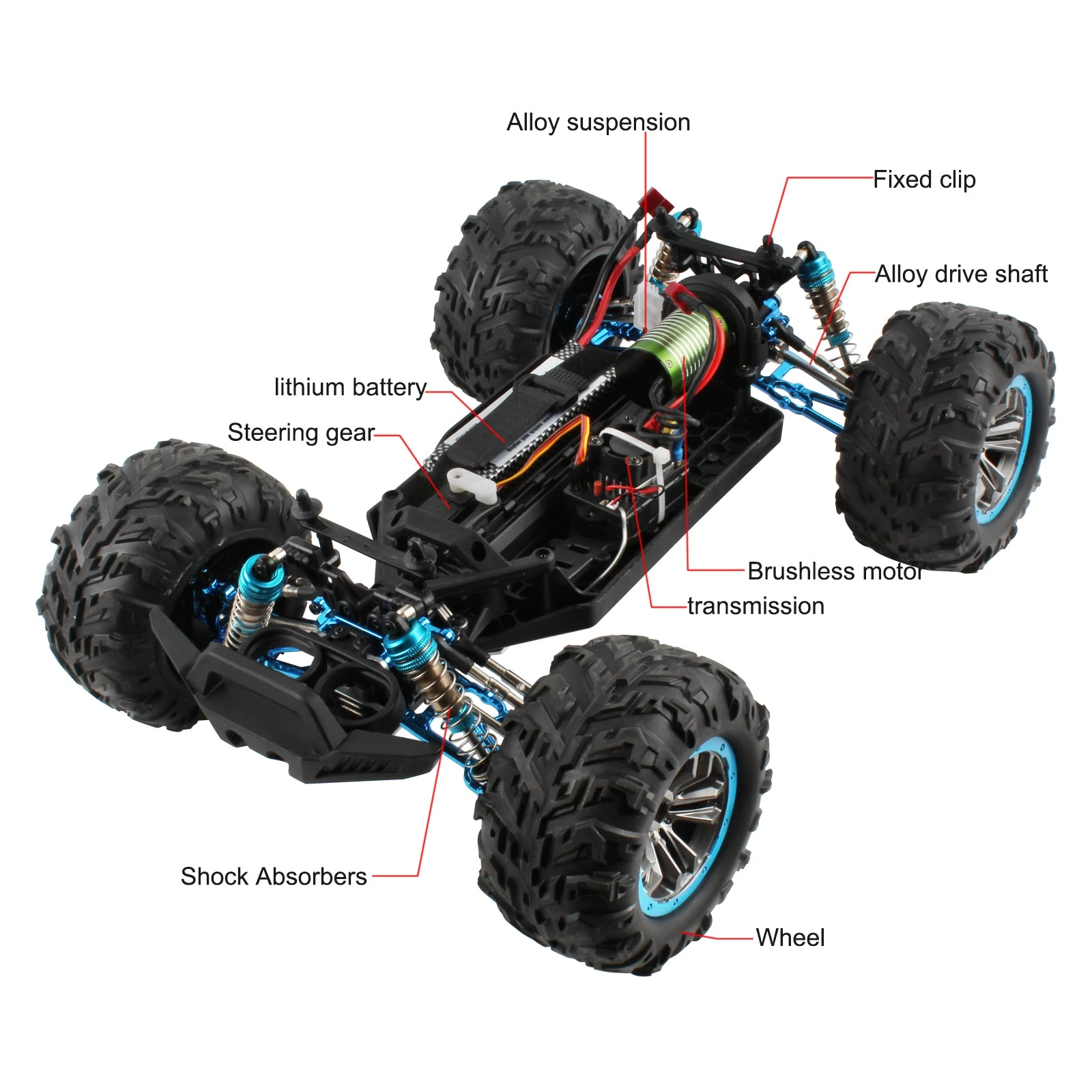 1:10 RC Car 2.4G 4WD Brushless 80KM/H High-speed Electric Off-road Racing Toy - Image 11