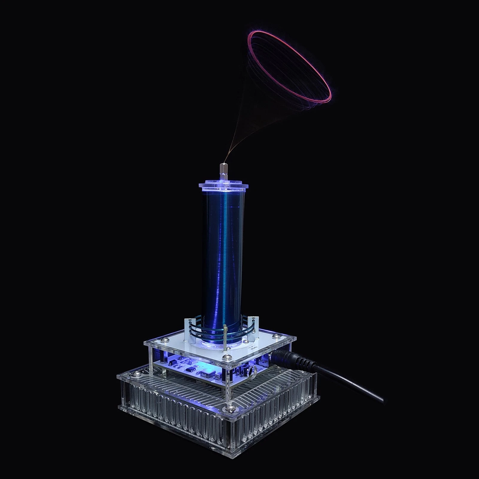 Bluetooth Musical Tesla Coil Plasma Singing Loudspeaker Scientific Experiment Desktop Educational Toy - Image 6