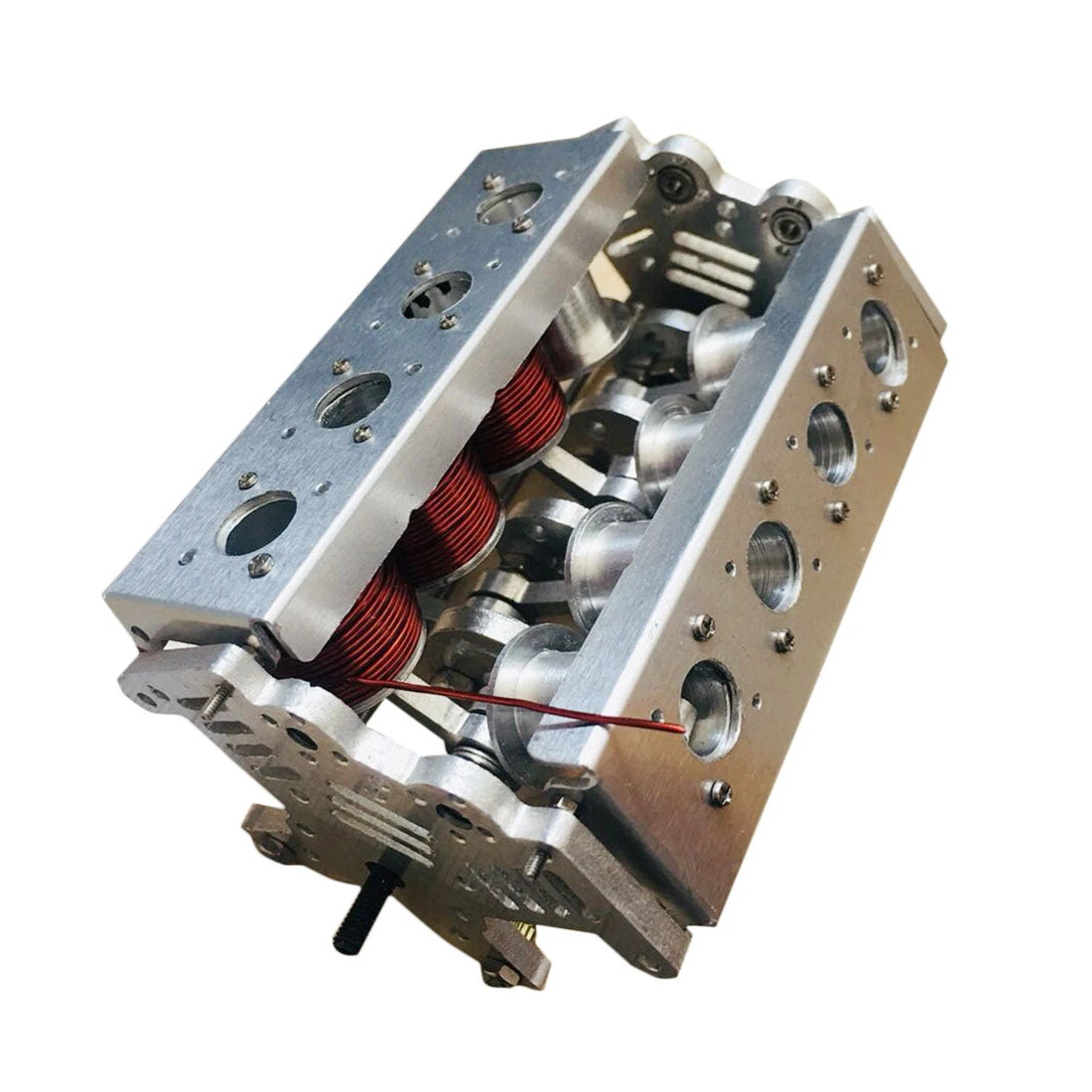 V8 Electromagnetic Engine Model For Model Car / Ship