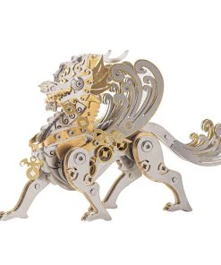 3D Metal Puzzle Mechanical Pixiu Model DIY Assembly