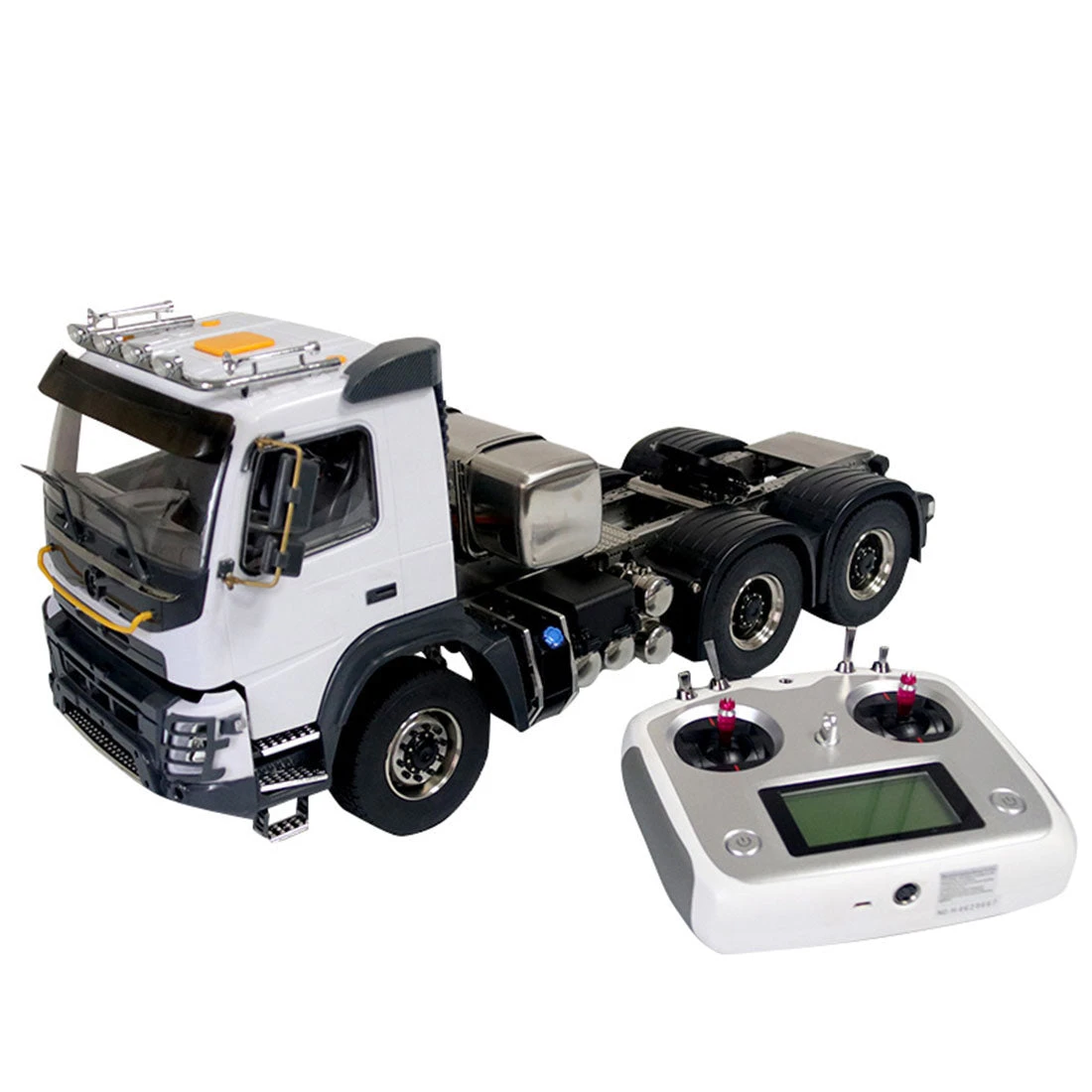 JDMODEL JDM-141 1/14 6x6 Electric RC Off-road Truck FMX Crawler Vehicle Heavy Trailer Truck Remote Control Construction Vehicle Model
