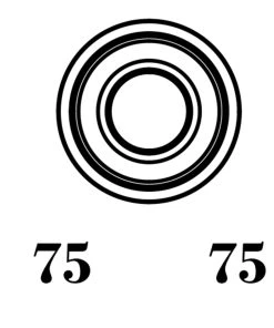 #75 Flange Bearing (φ5*10*4) For TOYAN FS-S100AC Engine (for Sku:33ED2966736)