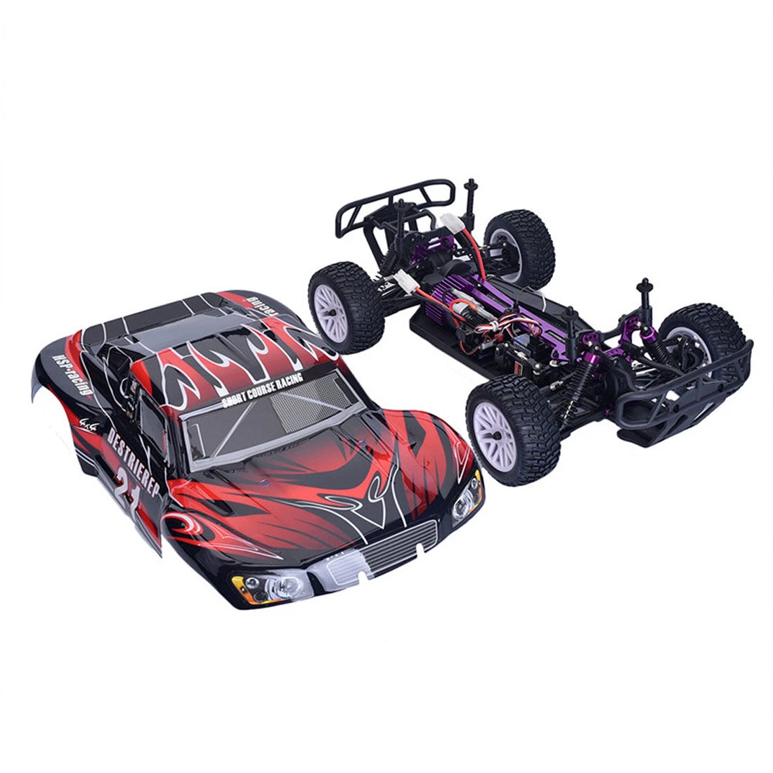 HSP 94170 1:10 4WD Electric Brushed Off-road Short Course Truck 2.4G Wireless RC Car Model - RTR - Image 3