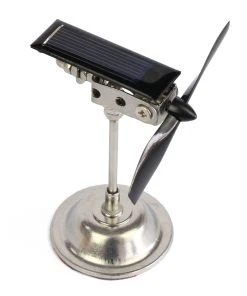 Stark 2 Blades Vehicle-mounted Solar Windmill Motor Solar Toy Scientific Physics Toy