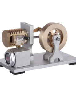 Single Cylinder Stirling Engine Model Flame Licker Eater Engine Vacuum Stirling Engine Model With Double Bearing Support - Enginediy Customized