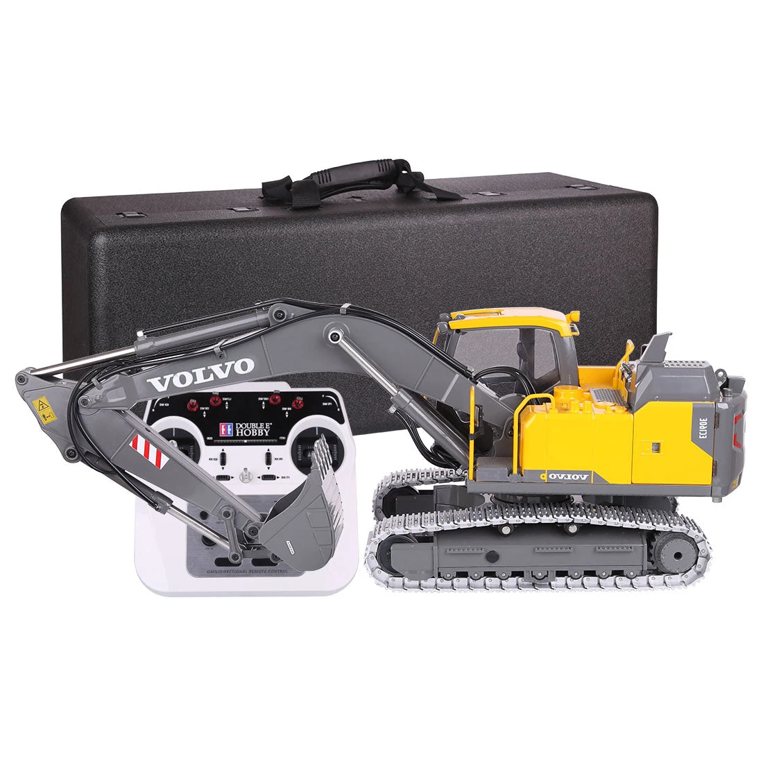 DOUBLE E 1:14 2.4G RC Excavator Metal Engineering Remote Control Construction Vehicle - Electric Cylinder Version RTR - Image 2