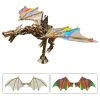 3D Metal Mechanical Steampunk Fly Dragon Crafts DIY Assembly Model Kit Art Device-600PCS+