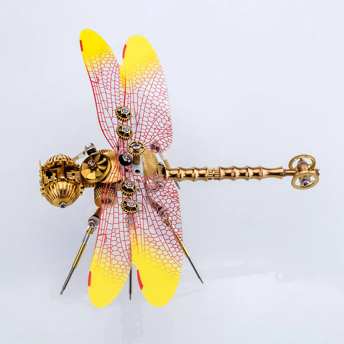 150PCS Steampunk 3D Dragonfly Model Assembly DIY Kit - Image 7