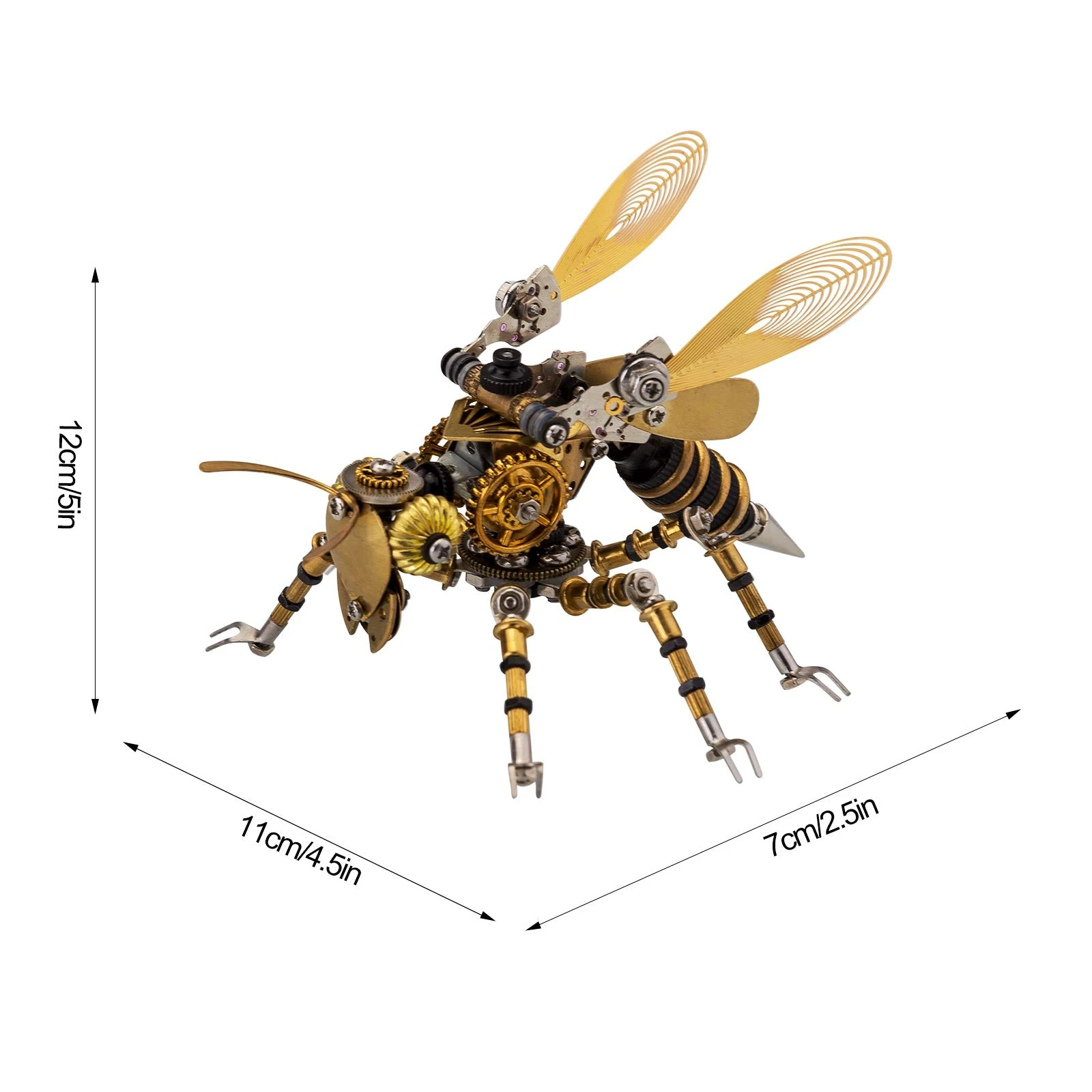300Pcs+ 3D Steampunk Insect Assembling Model - Image 13