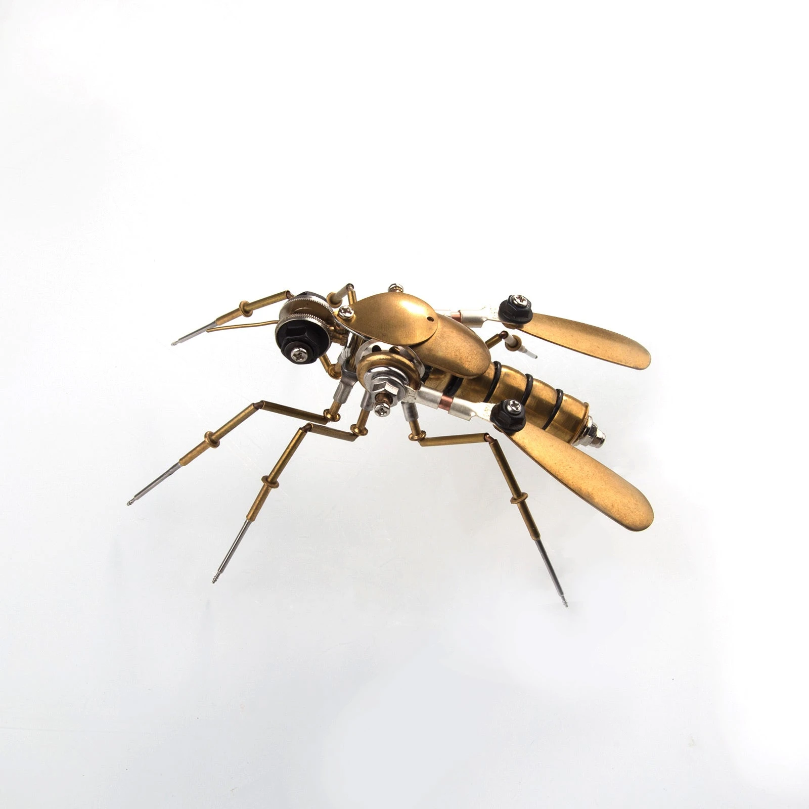 90Pcs Steampunk Insect Metal Model Kits Mechanical Crafts For Home Decor - Mosquito - Image 2