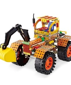 3D Metal Puzzle DIY Stainless Steel Assembly Car Toy Mechanical Dump Truck Puzzle Model Kit For Adults Kids -712PCS