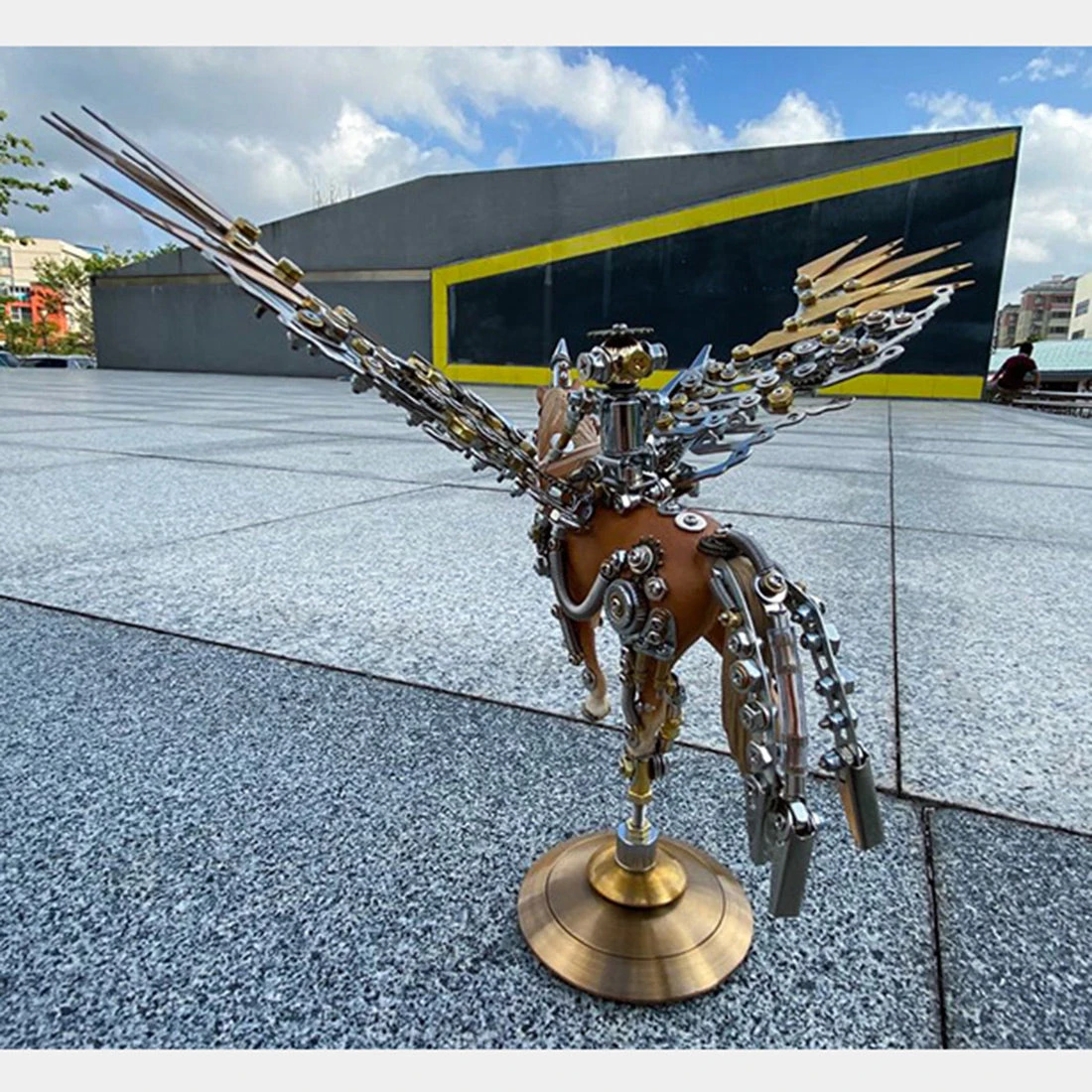 3D Puzzle Model Kit Mechanical Unicorn Metal Games DIY Assembly Jigsaw Crafts Creative Gift - 776PCS - Image 6