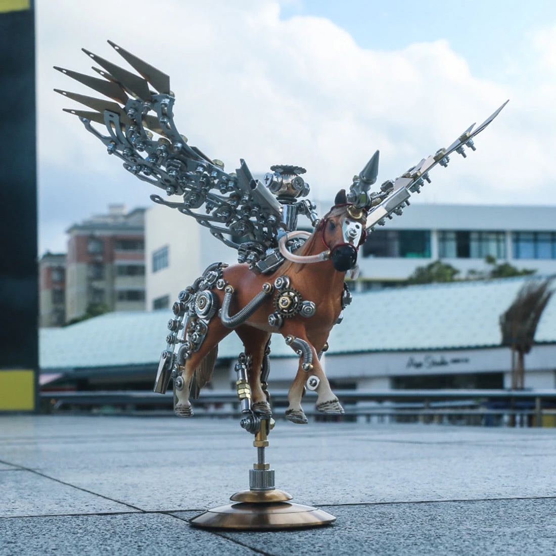 3D Puzzle Model Kit Mechanical Unicorn Metal Games DIY Assembly Jigsaw Crafts Creative Gift - 776PCS - Image 5