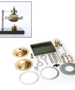 UFO Spin Suspension Steam Engine Model DIY Engine Kit With Copper Boiler And Alcohol Lamp