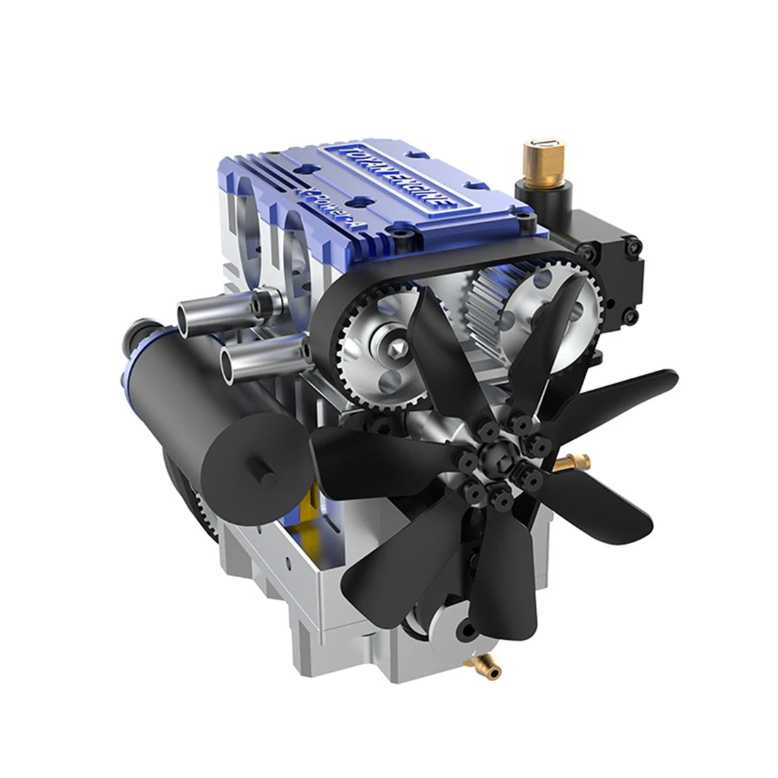 TOYAN FS-L200 2 Cylinder 4 Stroke Model Engine Kit - Build Your Own Engine That Works - Image 3