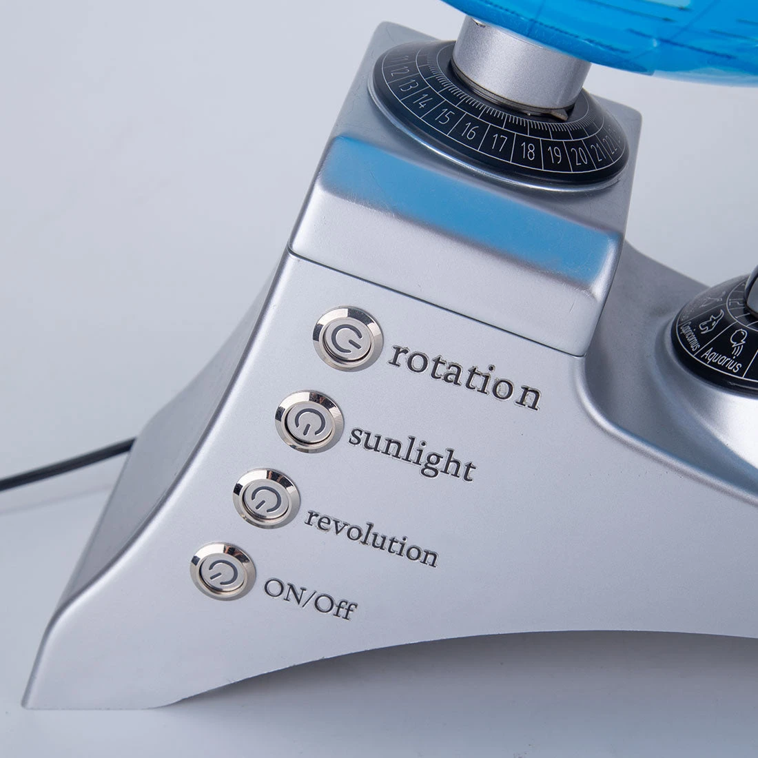 TECHING Rotating World Globe For Kids With Stand, Colorful Easy-Read High Clear Map, Light Up Globe Lamp Educational Desktop Display STEM Toy - Image 5