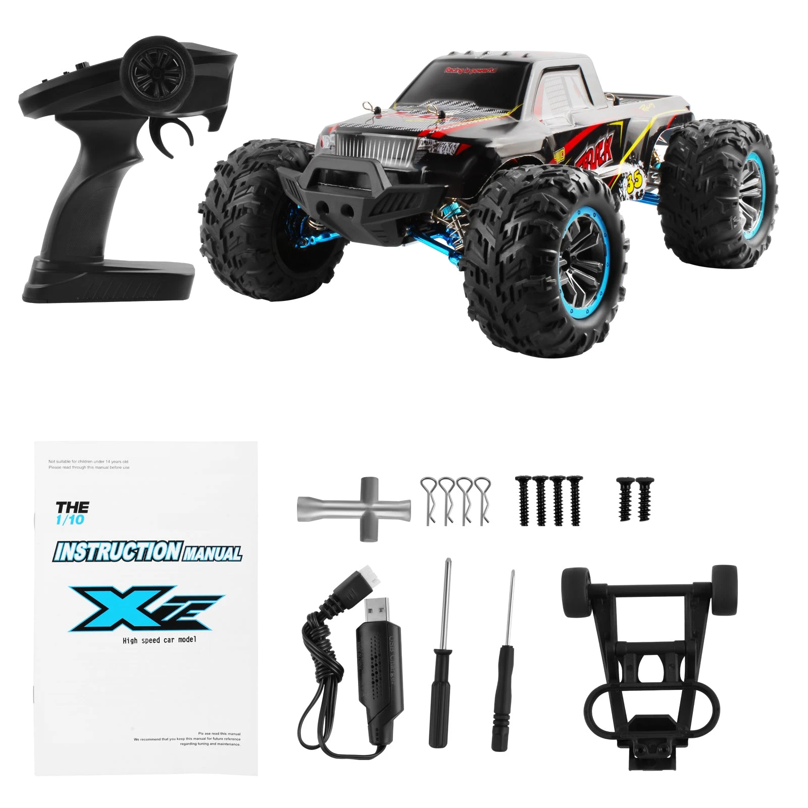 1:10 RC Car 2.4G 4WD Brushless 80KM/H High-speed Electric Off-road Racing Toy - Image 7
