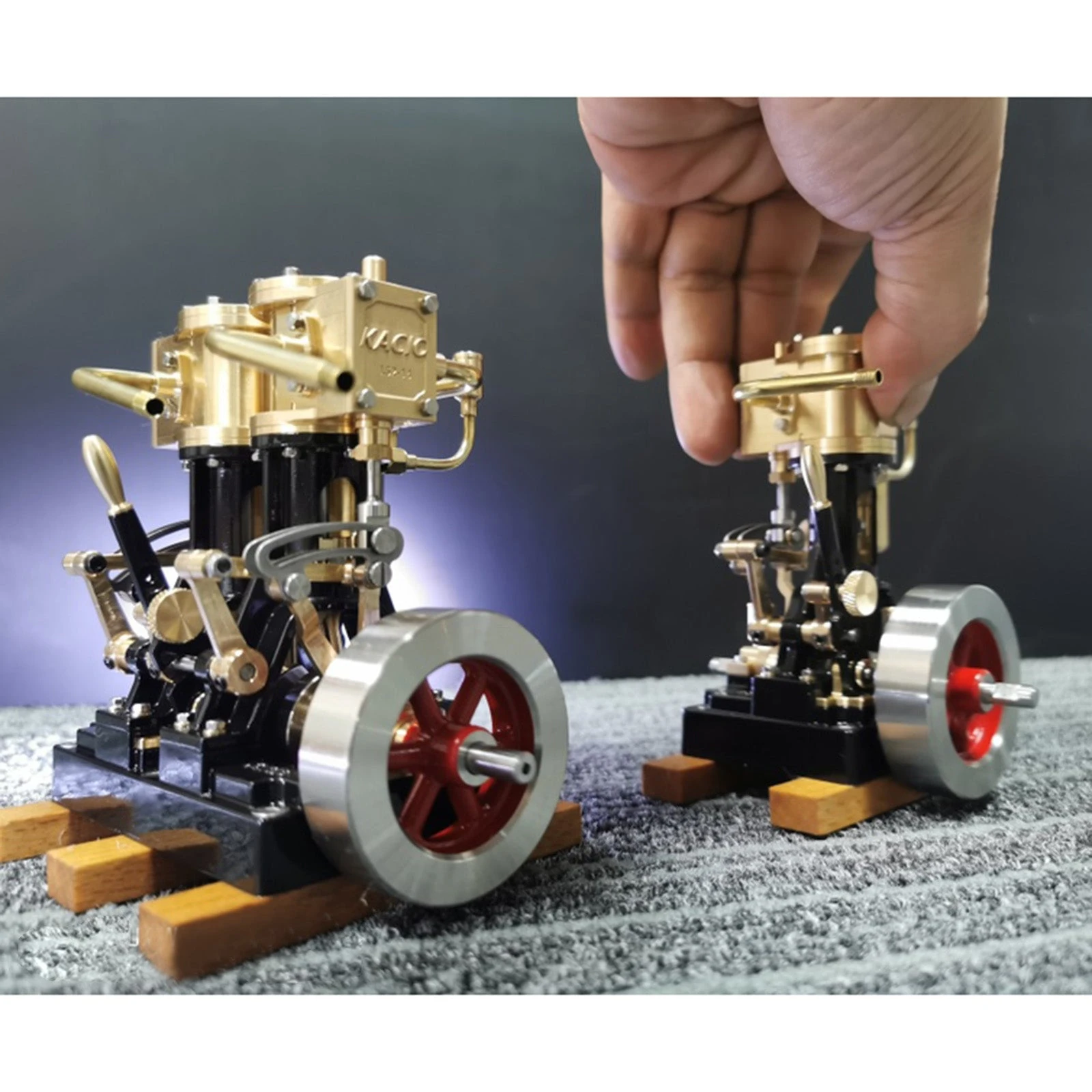 KACIO LS1-14 Single Cylinder Reciprocating Steam Engine Model For Model Ship Model Boat Above 60cm - Image 9
