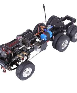TOYAN FS-L200 Inline 2-cylinder 4-stroke Nitro Engine Modified Gas Powered RC Car - 1/14 6×4 3-axle Remote Control Tractor Vehicle Truck Frame DIY Assembly Kit (Presale)