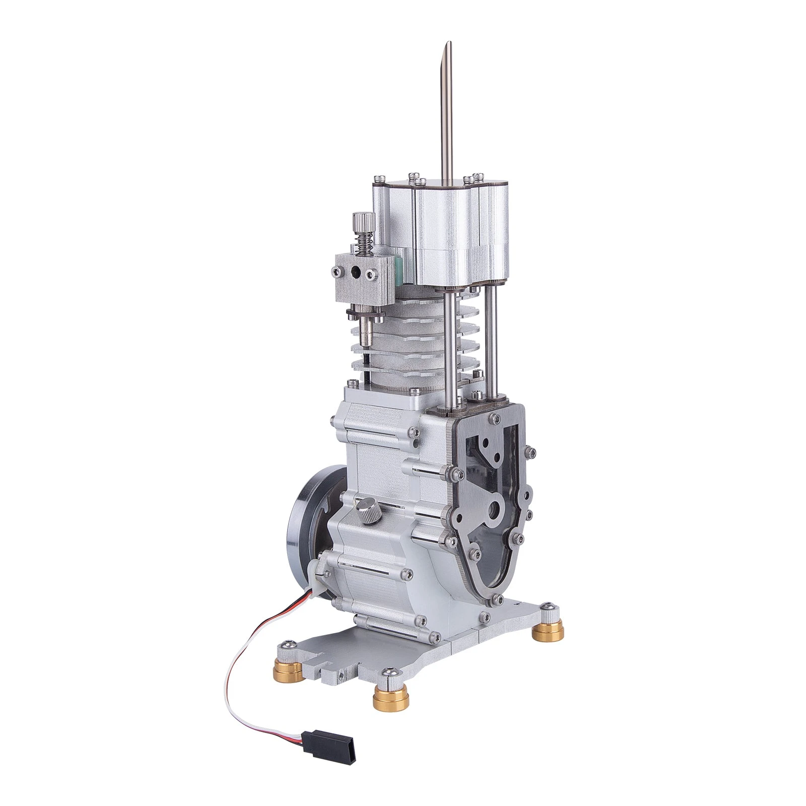 15cc Vertical OHV Single-cylinder Four-stroke Internal Combustion Engine Model - Mechanical Crafts Physics Experiment Educational Toys (with Igniter) - Image 6