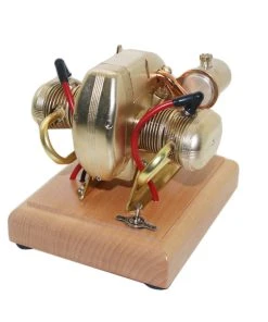 R90S 3.2cc Mini Gasoline Engine 2-Cylinder 4-Stroke Motorcycle Internal Combustion Engine ICE Engine Model