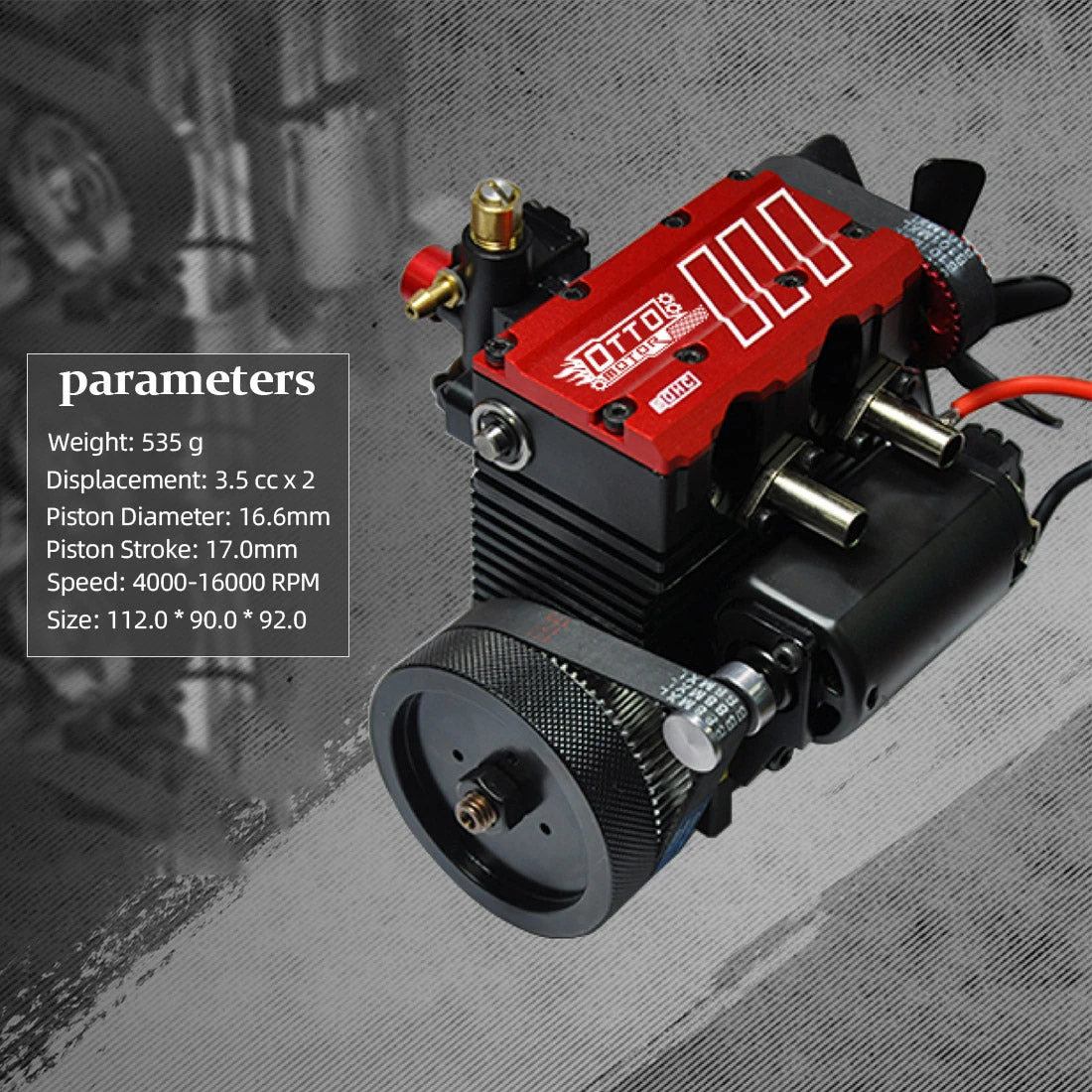 TOYAN FS-L200 2 Cylinder 4 Stroke Model Engine Kit - Build Your Own Engine That Works - Image 11