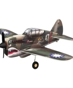 MinimumRC P-40 Warplane, 2.4G RC, 4CH, Fixed-Wing Airplane Model, Art-tech Toy