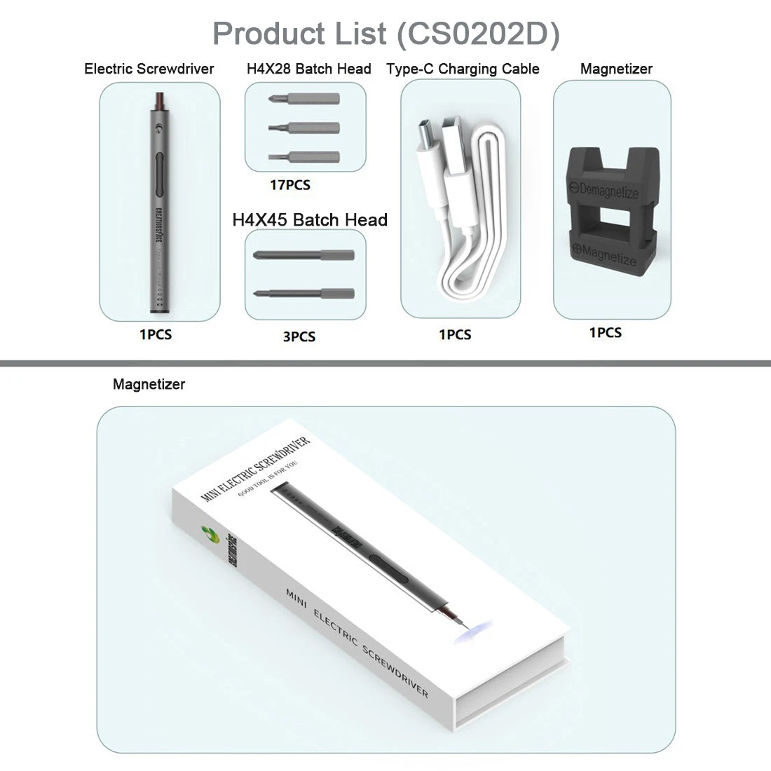 Mini Precision Electric Screwdriver DIY Tools Set With LED Light For Models & Electronics - Image 13